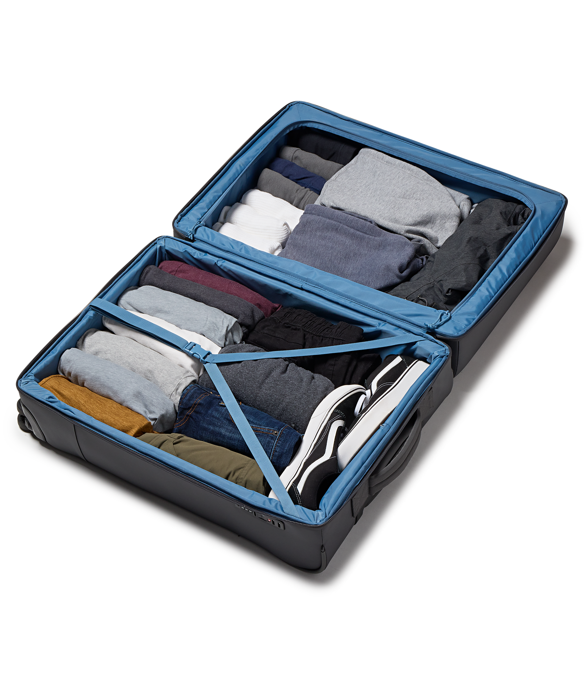 26" Checked Luggage Toiletry Bag Smokey Grit Set