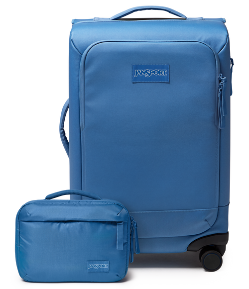 22" Carry On Luggage Tech Organizer Elemental Blue Set
